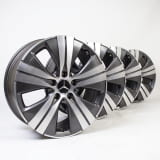 17 Zoll Felgen Satz C-Klasse W206 Limousine 5-Doppelspeichen schwarz Original Mercedes-Benz