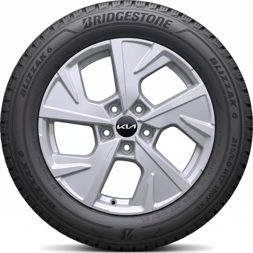 17 Zoll Winterräder Kia EV3 Bridgestone Dasan 5-Speichen silber | WTEV3721560BRMO-B