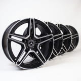 18 Inch AMG Wheels C-Class S205 Estate 5 Double Spokes Genuine Mercedes-AMG
