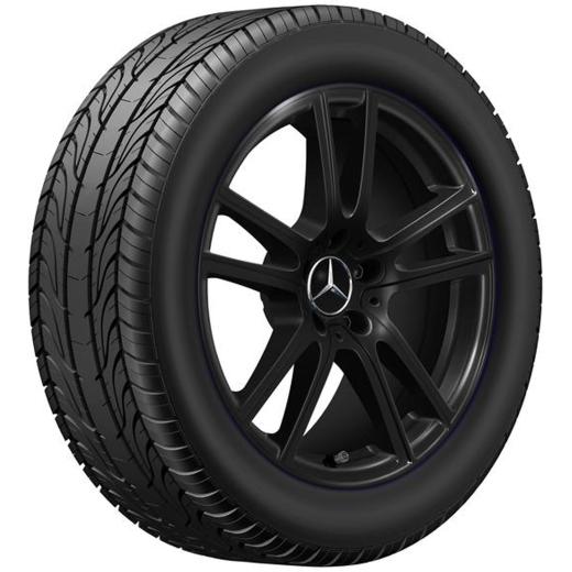18-inch rims E-Class W214 Saloon black 5-twin-spoke Genuine Mercedes-Benz | A2544014600 7X43-W214