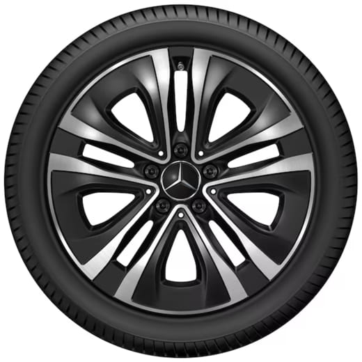 18 inch velgen B-Klasse W247 5-dubbelspaaks zwart | A1774013100 7X23-W247