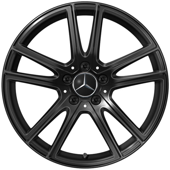18 inch velgen E-Klasse W214 Limousine zwart 5 dubbele spaken Original Mercedes-Benz