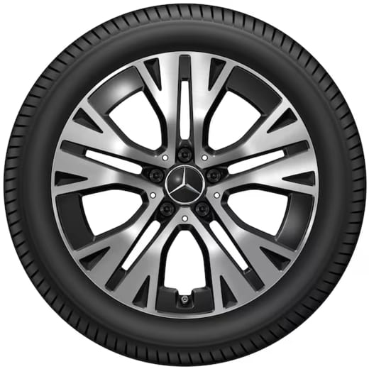 18 inch velgen GLB X247 5-dubbele spaken originele Mercedes- | A2474015000 7X23-X247
