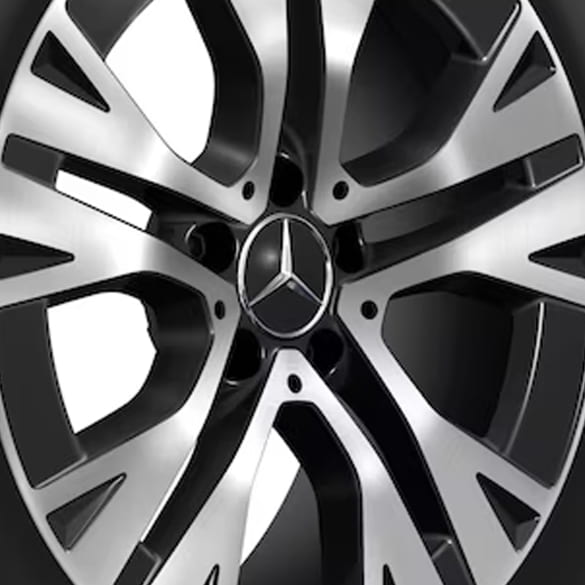 18 inch velgen GLB X247 5-dubbele spaken originele Mercedes- | A2474015000 7X23-X247