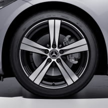Origineel Mercedes-Benz 18 inch velgen C-Klasse 206 zwart | A2064014700 7X23 / A2064014800 7X23