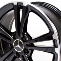 18 inch CLA C118/X118 5-dubbelspaaks velgen zwart origineel  | A17740113007X72-118