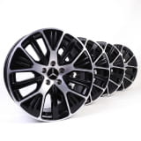 18 inch velgenset CLA C174 Y-spaken Aero zwart Original Mercedes-Benz