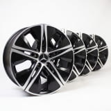18 inch velgenset CLA Coupé C118 5-gaats Aero zwart glansgedraaid Original Mercedes-Benz