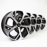 18 inch velgenset E-Klasse S214 T-model zwart Aero 5-spaaks Origineel Mercedes-Benz