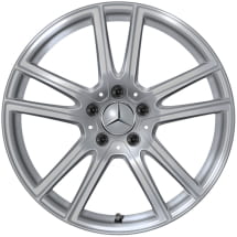 18 inch velgenset GLC Coupé C254 Zilver 5-dubbelspaaks | A2544014600 7X45-C254