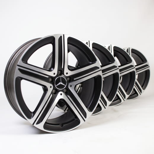 18 inch velgenset GLC Coupé C254 zwart origineel Mercedes-B | A2544015400 7X23-C254