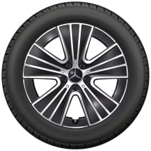 18 inch velgenset GLC SUV X254 zwart 5-spaaks | A2144012800 7X23-X254