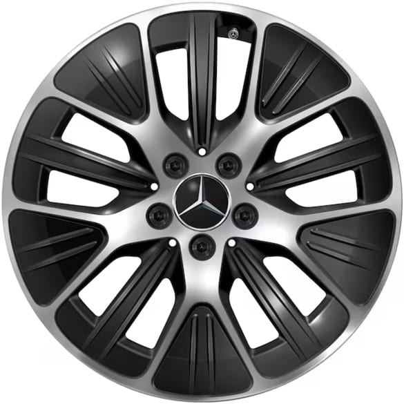 18-inch wheel set CLA C174 Y-spokes Aero black Genuine Mercedes-Benz