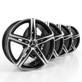 18 inch wheels CLA C118 X118 5-spoke black Genuine Mercedes-Benz