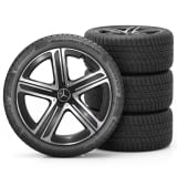 18 inch winter wheels E-Class W214 S214 black 5-spokes genuine Mercedes-Benz Continental