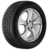 18 inch winterbanden GLC X253 SUV completewielenset vanadiumzilver Original Mercedes-Benz