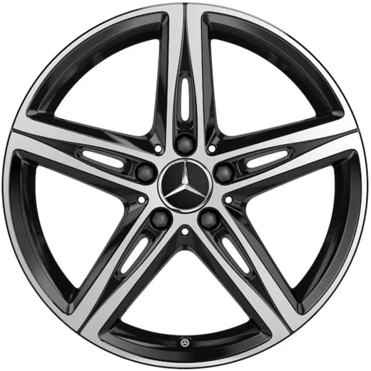 18 inch Zomerbanden zwart 5-spaaks origineel Mercedes-Benz H | Q44024311003A-Set