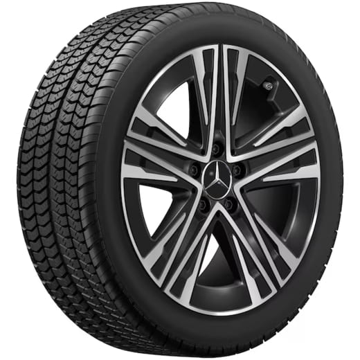 Jeu de jantes 18 pouces CLA C174 5-W-Speichen Aero noir | A1744010200/2300 7X23