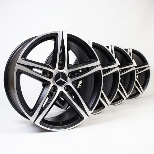 Jantes 18 pouces Classe B W247 noir d'origine Mercedes-Benz | A1774014600 7X23-W247