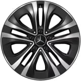 Jantes 18 pouces Classe B W247 5 doubles rayons noir