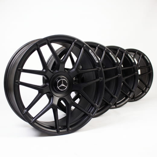 Jantes 18 pouces Classe E W214 berline noires 5 doubles branches | A2544014600 7X43-W214