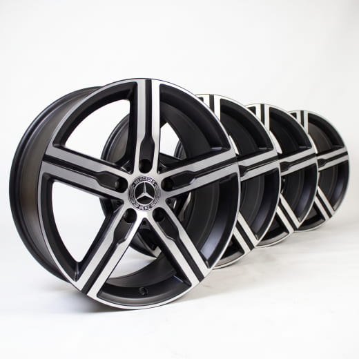 Jeu de jantes 18 pouces B-Class W247 Original Mercedes-Benz noir mat | A17740132007X36-247