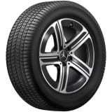 Roues hiver 18 pouces Classe E W214 S214 noir 5 branches original Mercedes-Benz Continental