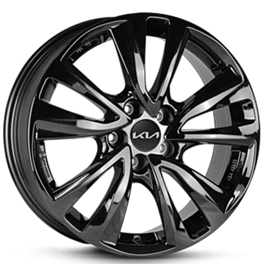 Roues hiver 18 pouces Kia EV2 Bridgestone à 5 doubles rayons Depan noir | WTEV2821550BRDE-B