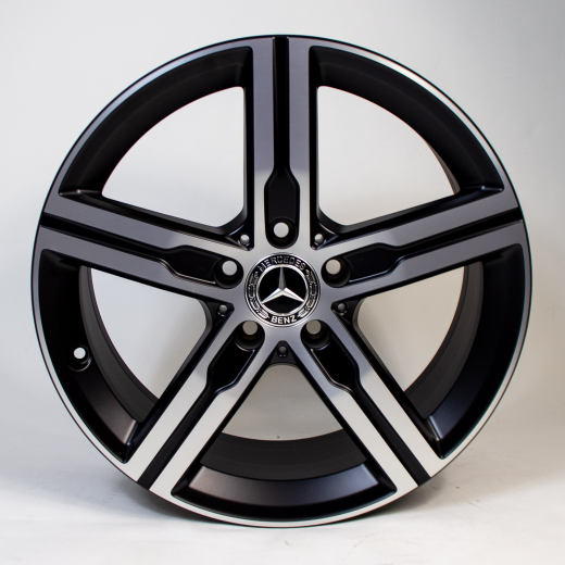 Juego de llantas originales Mercedes-Benz de 18 pulgadas para Clase B W247 negro mate | A17740132007X36-247