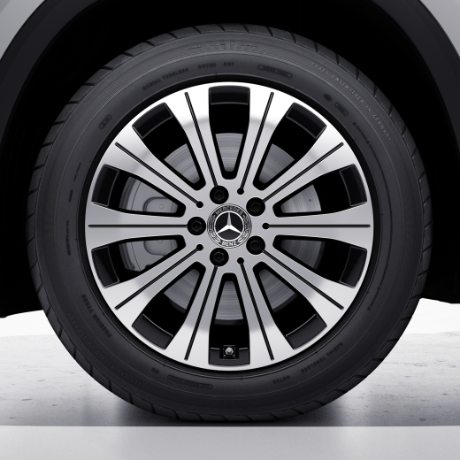 Llantas de 18 pulgadas EQA H243 negras original Mercedes-Benz | A2434010000-7X23-EQA