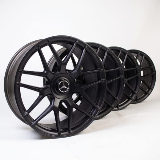 Juego de llantas 18 pulgadas GLC Coupé C254 negro 5 radios dobles Original | A2544014600 7X43-C254