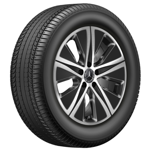 Juego de llantas 18 pulgadas GLE V167 de 5 agujeros original Mercedes-Benz | A1674011800-7X23