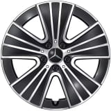 Juego de llantas 18 pulgadas GLC SUV X254 negro de 5 radios Original Mercedes-Benz