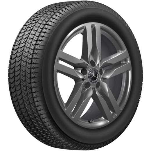 Llanta 18 pulgadas GLB X247 gris tremolita original Mercedes-Benz | A2474015100 7X28-GLB