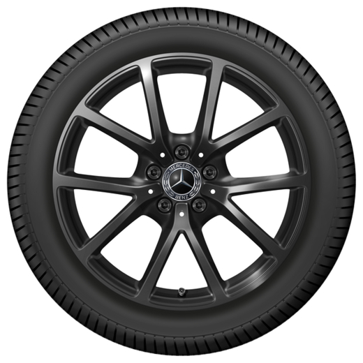 Ruedas de invierno 18 pulgadas CLE C236 A236 negras 10 radios Original Mercedes-Benz Pirelli | Q440141716010/20-236