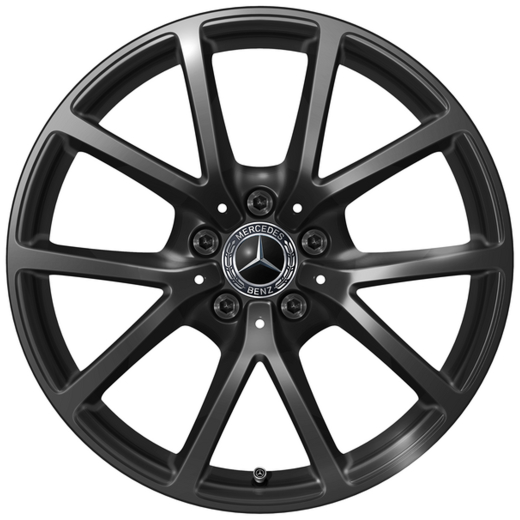 Ruedas de invierno 18 pulgadas CLE C236 A236 negras 10 radios Original Mercedes-Benz Pirelli | Q440141716010/20-236