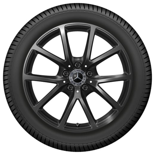 Ruedas de invierno 18 pulgadas CLE C236 A236 negras de 10 radios Original Mercedes-Benz Michelin | Q440141512360-236