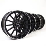 18 Zoll AMG Felgen Satz CLA X117 Shooting Brake schwarz Vielspeichen Original Mercedes-AMG
