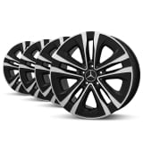 18 Zoll Felgen CLA Shooting Brake X118 5-Doppelspeichen schwarz