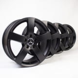 18 Zoll Felgen Satz G-Klasse W463A 5-Speichen schwarz matt Original Mercedes-Benz
