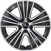 18 Zoll Felgen Satz GLC SUV X254 schwarz 5-Speichen | A2144012800 7X23-X254