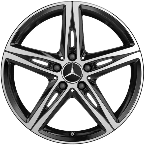 18 Zoll Sommeräder schwarz 5-Speichen Original Mercedes-Benz Hankook | Q44024311003A-Set