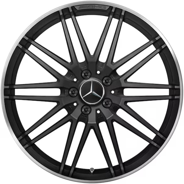 19/20-inch forged wheels AMG GT C190 R190 10-twin-spoke black matte ...