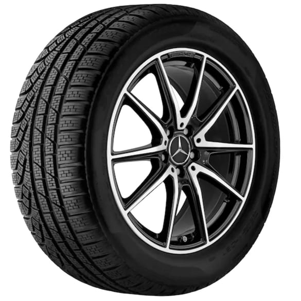 19/20-inch wheels AMG GT C190 R190 5-twin-spoke black | A1904011000/0600 7X23