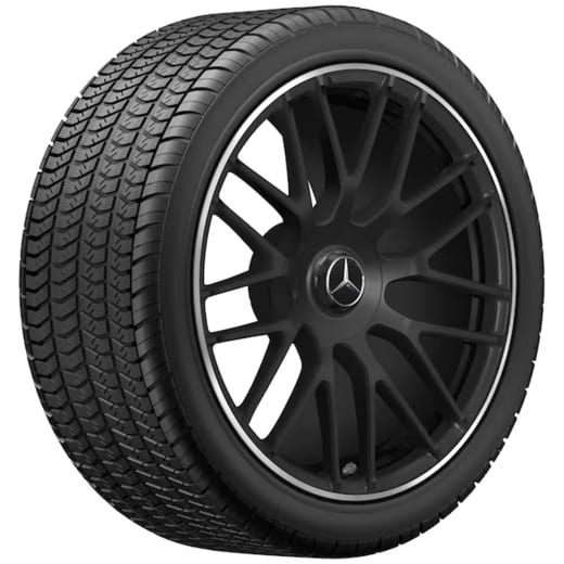 Jantes forgées 19/20 pouces AMG GTC C190 R190 à branches croisées noir mat | A1904010700/1500 7X71