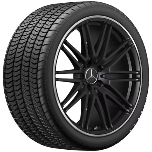 Llantas forjadas 19/20 pulgadas AMG GT C190 R190 10 radios dobles negro mate | A1904013100/3300 7X71
