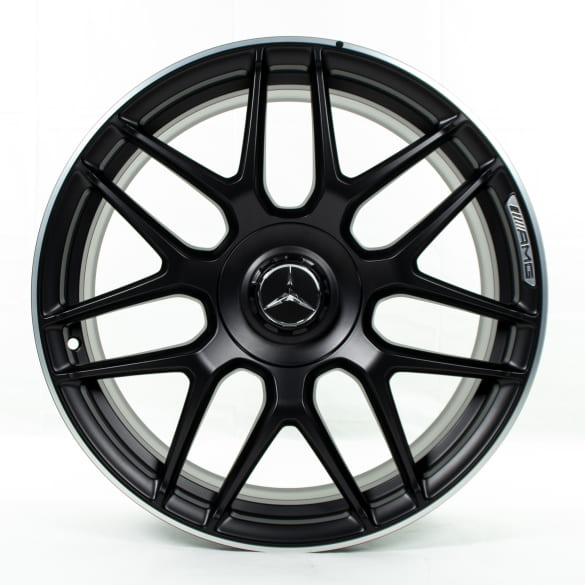 19 inch AMG gesmede velgenset CLA 45 118 kruisspaaks zwart Origineel Mercedes-AMG