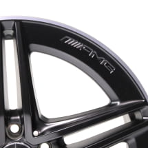 19 inch AMG velgenset CLA 45 118 5-dubbele spaken zwart | A17740123007X71-118