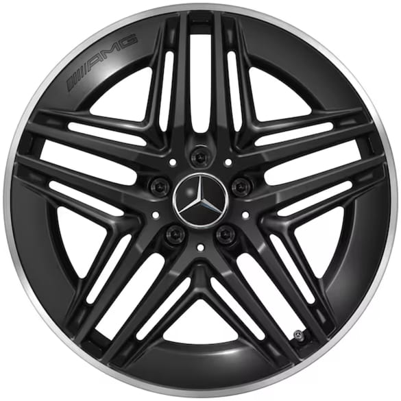 19 inch AMG velgenset V-Klasse W447 5-dubbele spaken zwart Original Mercedes-AMG