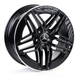19 inch AMG velgenset V-Klasse W447 5-dubbele spaken zwart Original Mercedes-AMG